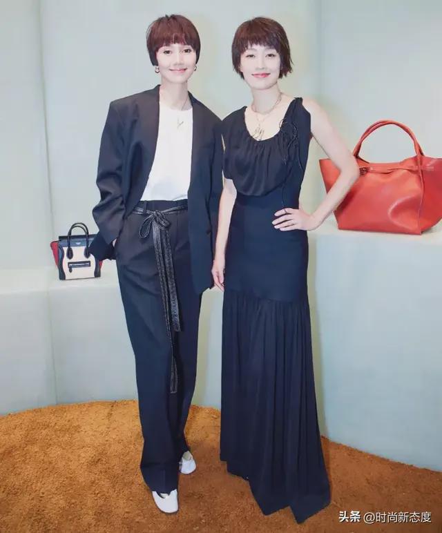 女人更偏爱直筒裤看袁泉就懂了b体育必一运动比起阔腿裤高级(图8)